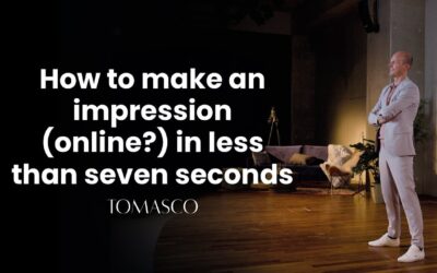 How to make an impression online in less than seven seconds | Public speaking